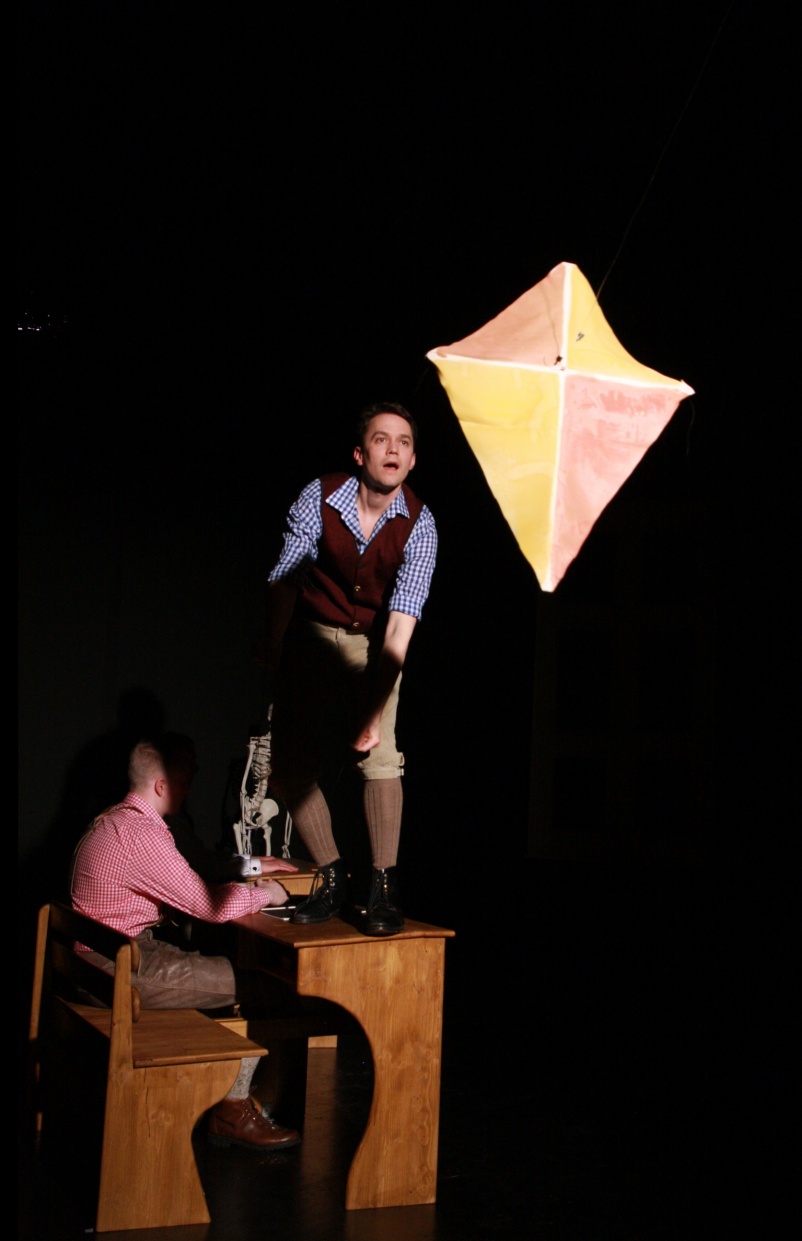 Leonard Loh (Hugo Aletter), Marcus Michalski (Franz Kien). Fotograf: Stefan Kirchknopf