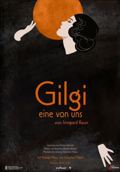 Plakat zur Produktion &quot;Gilgi - eine von uns&quot;