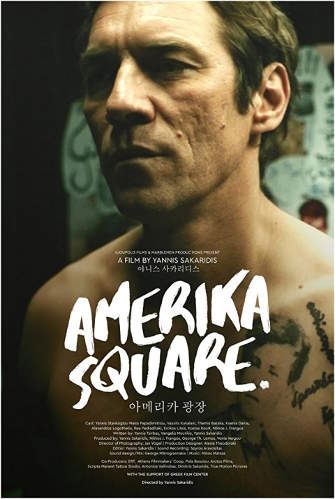 Plakat zur Produktion &quot;America Square&quot;