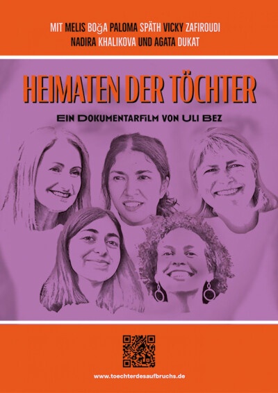 Plakat zur Produktion &quot;Heimaten der Töchter&quot;