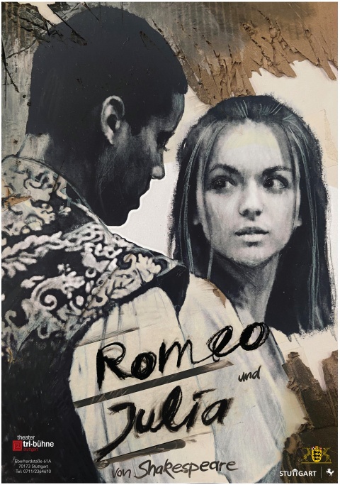 Plakat zur Produktion &quot;Romeo und Julia&quot;