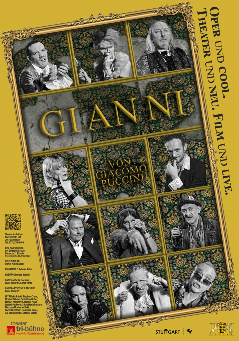 Plakat zur Produktion &quot;Gianni&quot;