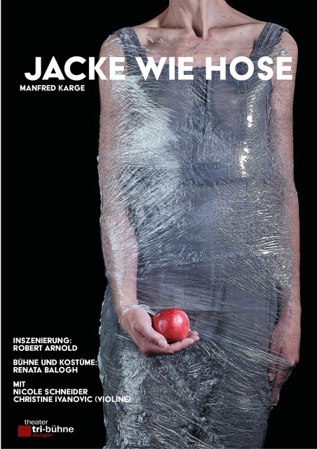 Plakat zur Produktion &quot;Jacke wie Hose&quot;