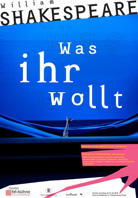 Plakat zur Produktion &quot;Was ihr wollt &quot;