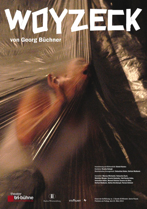 Plakat zur Produktion &quot;Woyzeck&quot;