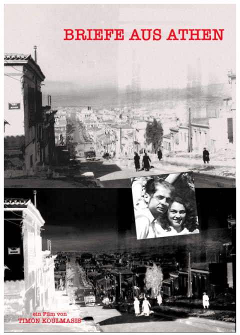 Plakat zur Produktion "Briefe aus Athen"
