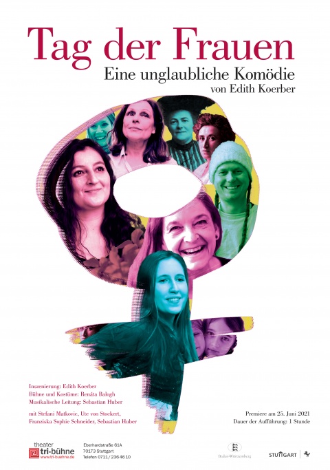 Plakat zur Produktion &quot;Tag der Frauen&quot;